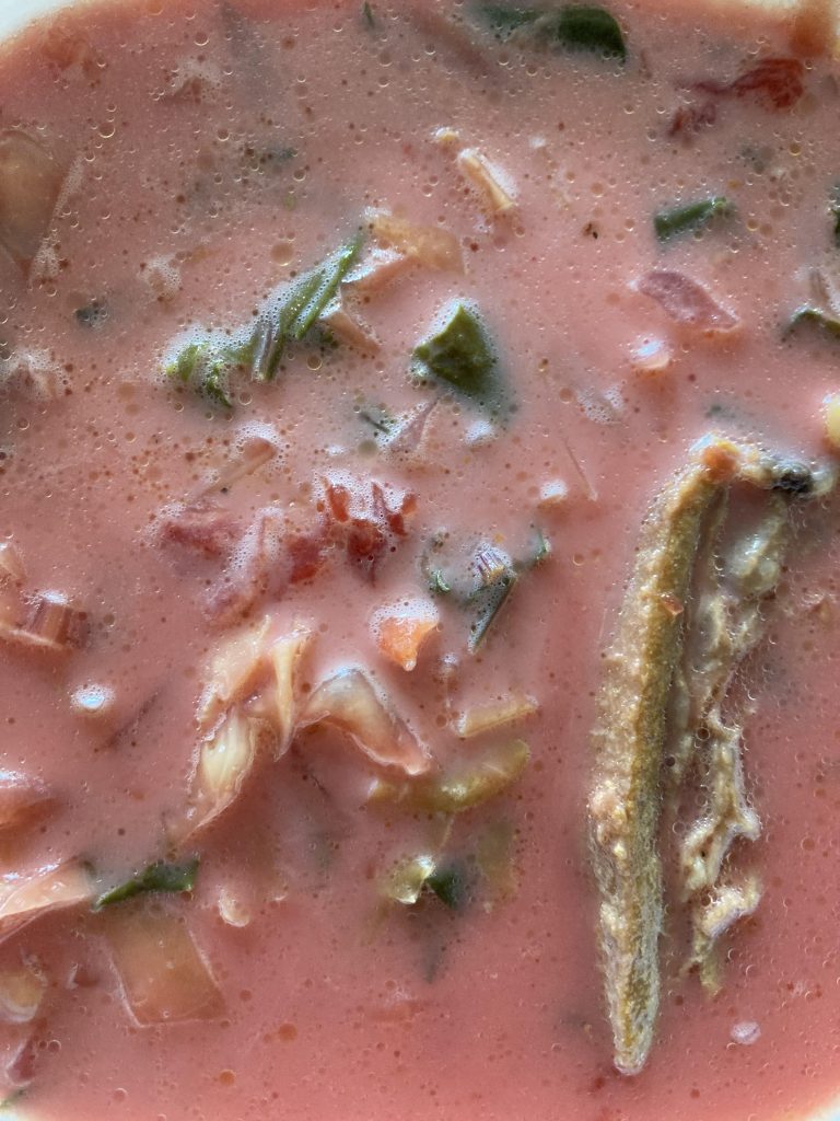 борш, з гички молодого буряка